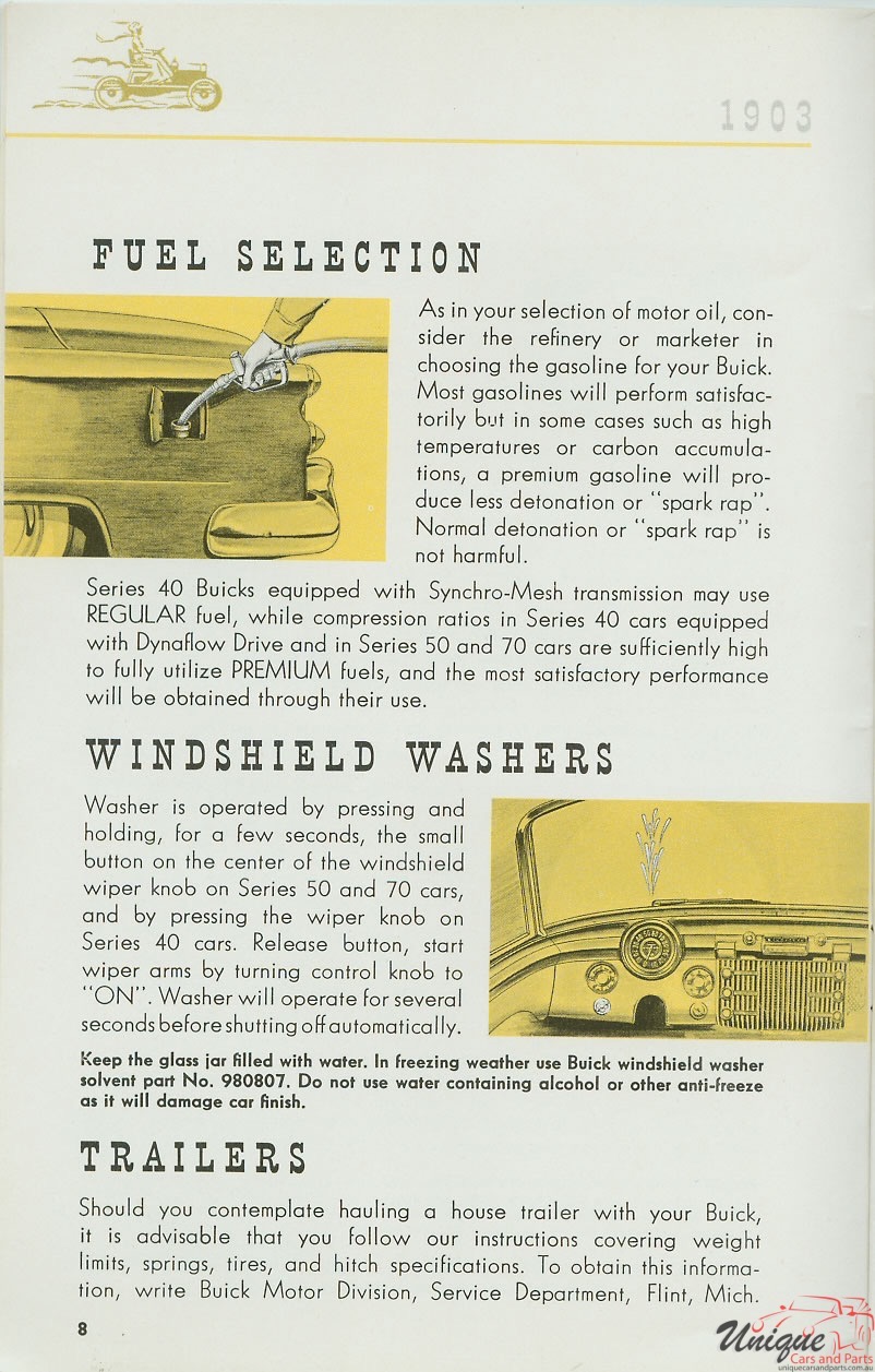 1953 Buick Owners Guide Page 33